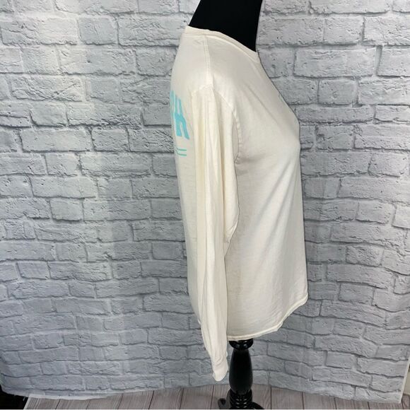 Gildan Pittsburgh Pa Longsleeve Crewneck off white 
t-shirt women size small - Picture 6 of 11
